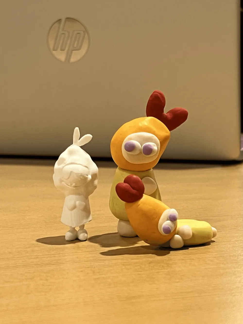 Clay figurine prototypes